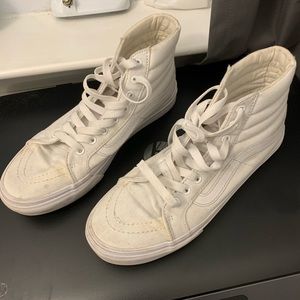 White High Top Vans